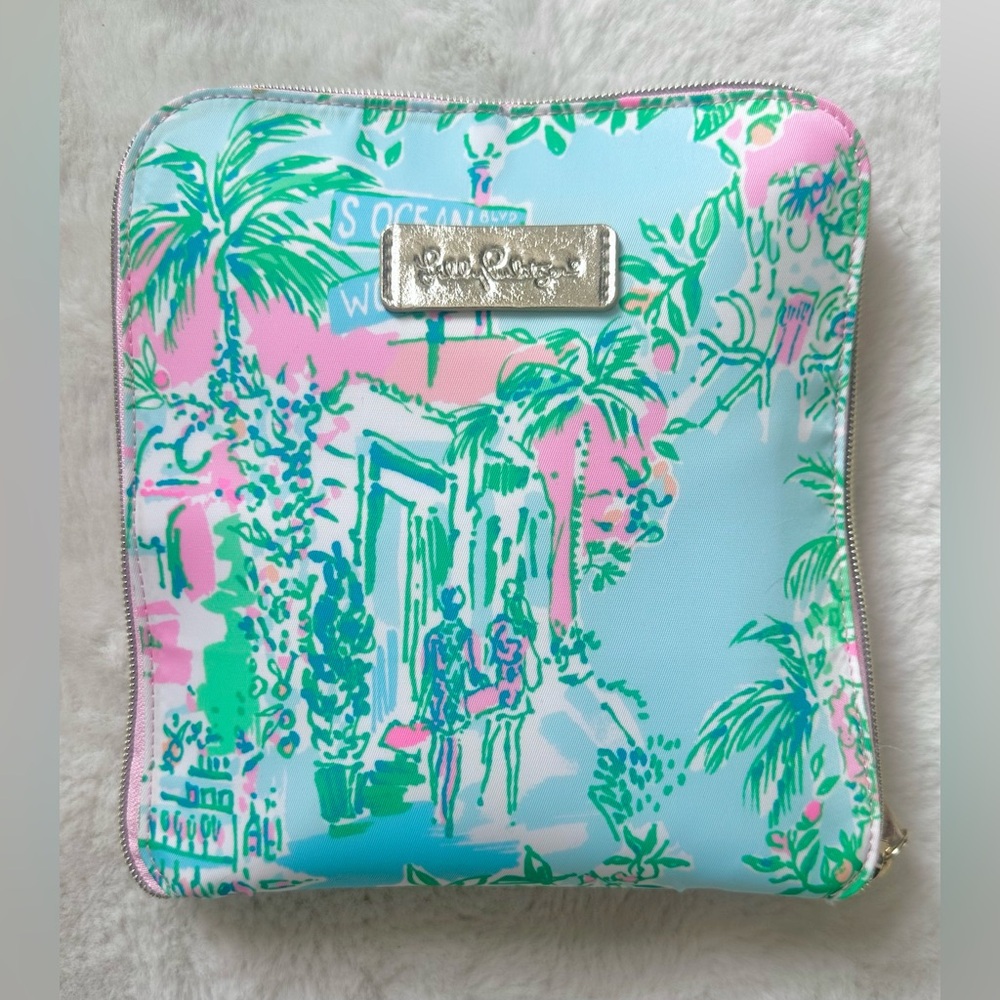 NWOT Lilly Pulitzer Getaway Packable Tote Bag - Lilly Loves Palm Beach - O/S - Picture 2 of 9